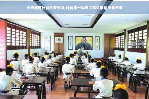 小自考有计算机专业吗,计算机一级过了怎么申请免考自考
