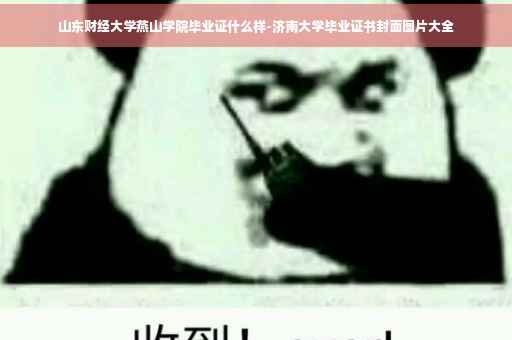 山东财经大学燕山学院毕业证什么样-济南大学毕业证书封面图片大全