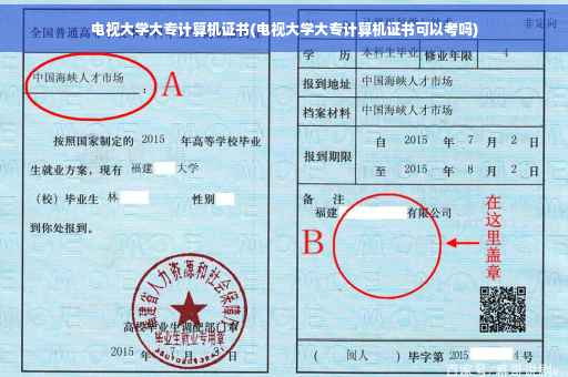 电视大学大专计算机证书(电视大学大专计算机证书可以考吗)