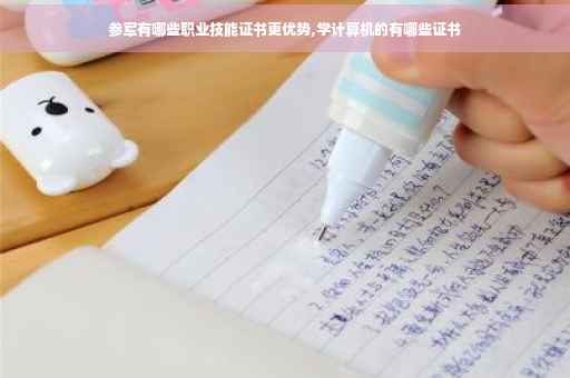 参军有哪些职业技能证书更优势,学计算机的有哪些证书