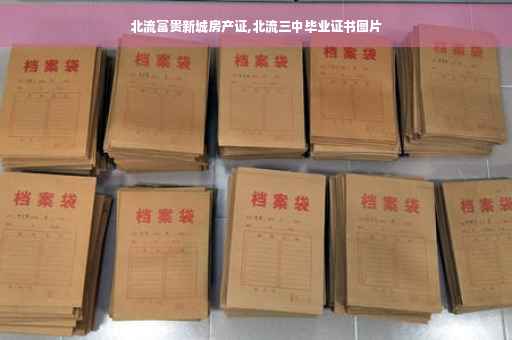 北流富贵新城房产证,北流三中毕业证书图片