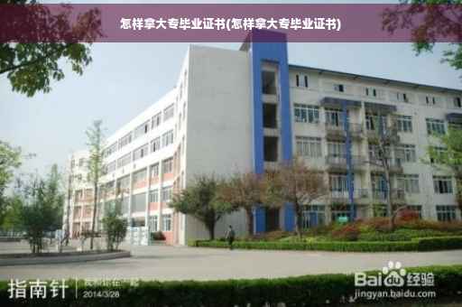 怎样拿大专毕业证书(怎样拿大专毕业证书)