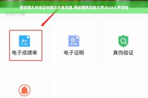 西安建大毕业证书图片大全高清,西安建筑科技大学2023入学须知
