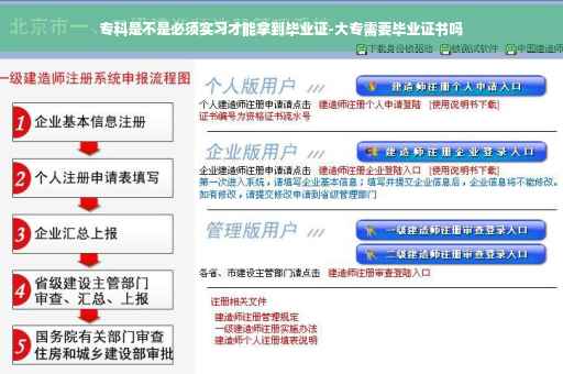 专科是不是必须实习才能拿到毕业证-大专需要毕业证书吗