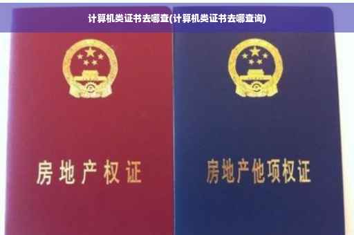 计算机类证书去哪查(计算机类证书去哪查询)