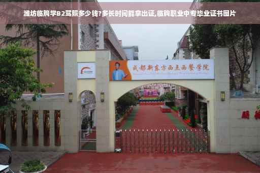 潍坊临朐学B2驾照多少钱?多长时间能拿出证,临朐职业中专毕业证书图片