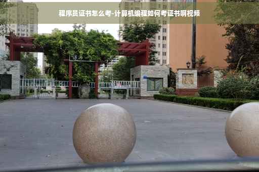 程序员证书怎么考-计算机编程如何考证书啊视频