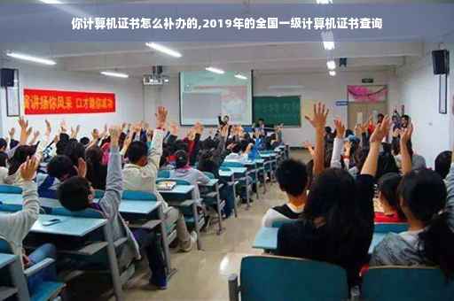 你计算机证书怎么补办的,2019年的全国一级计算机证书查询
