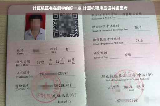 计算机证书在哪学的好一点,计算机程序员证书哪里考