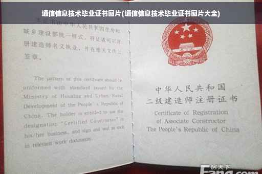 通信信息技术毕业证书图片(通信信息技术毕业证书图片大全)