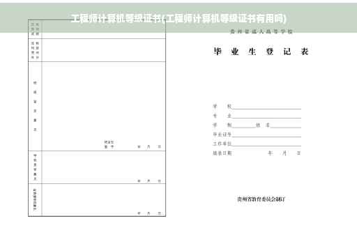 工程师计算机等级证书(工程师计算机等级证书有用吗)