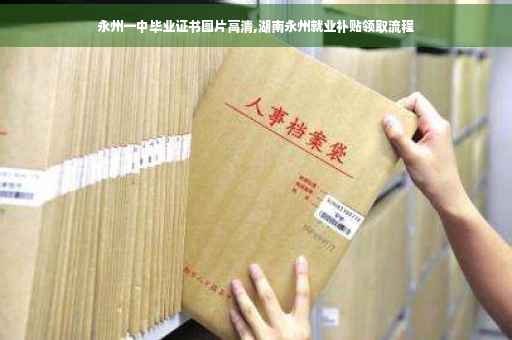 永州一中毕业证书图片高清,湖南永州就业补贴领取流程
