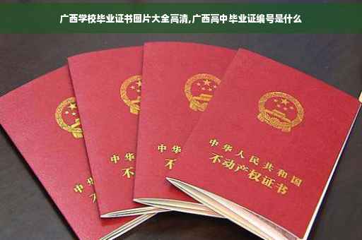 广西学校毕业证书图片大全高清,广西高中毕业证编号是什么