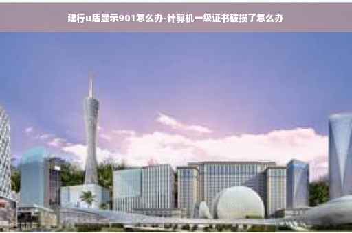 建行u盾显示901怎么办-计算机一级证书破损了怎么办