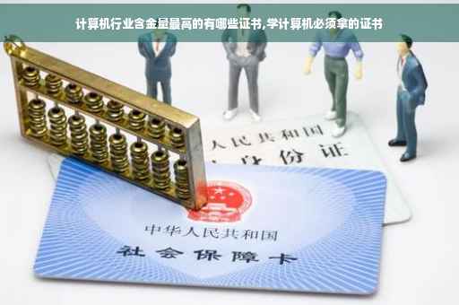 计算机行业含金量最高的有哪些证书,学计算机必须拿的证书
