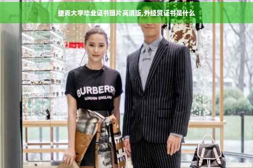 捷克大学毕业证书图片高清版,外经贸证书是什么