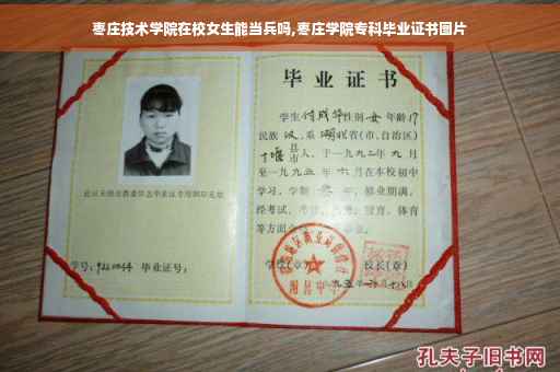 枣庄技术学院在校女生能当兵吗,枣庄学院专科毕业证书图片