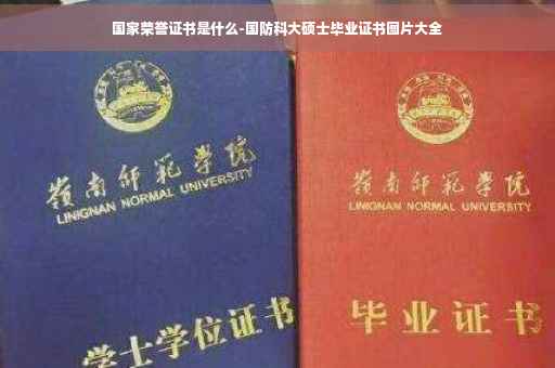 国家荣誉证书是什么-国防科大硕士毕业证书图片大全