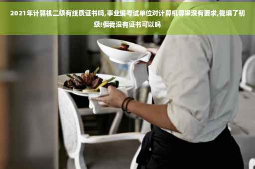 2021年计算机二级有纸质证书吗,事业编考试单位对计算机等级没有要求,我填了初级!但我没有证书可以吗