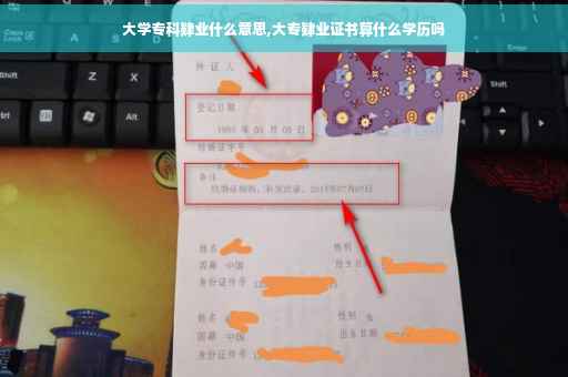 大学专科肄业什么意思,大专肄业证书算什么学历吗