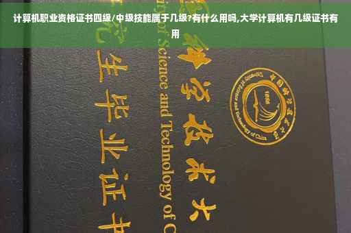 计算机职业资格证书四级/中级技能属于几级?有什么用吗,大学计算机有几级证书有用 计算机职业资格证书四级/中级技能属于几级?有什么用吗,大学计算机有几级证书有用