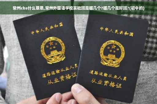 常州cbs什么意思,常州外国语学校实验班是哪几个?哪几个是好班?(初中的)