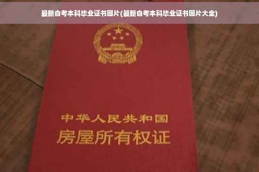 最新自考本科毕业证书图片(最新自考本科毕业证书图片大全)