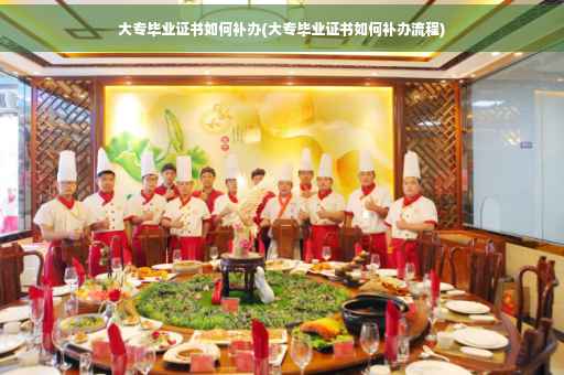 大专毕业证书如何补办(大专毕业证书如何补办流程)