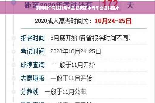 鹤岗哪个驾校能考d证,鹤岗市中专毕业证书图片