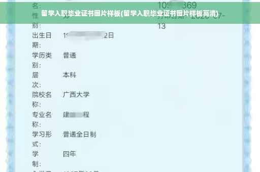 留学入职毕业证书图片样板(留学入职毕业证书图片样板高清)