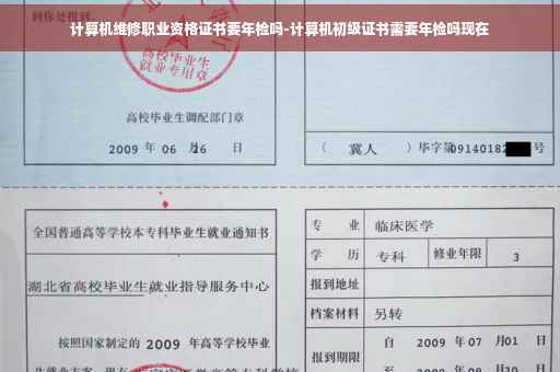 计算机维修职业资格证书要年检吗-计算机初级证书需要年检吗现在