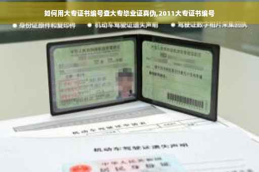 如何用大专证书编号查大专毕业证真伪,2011大专证书编号
