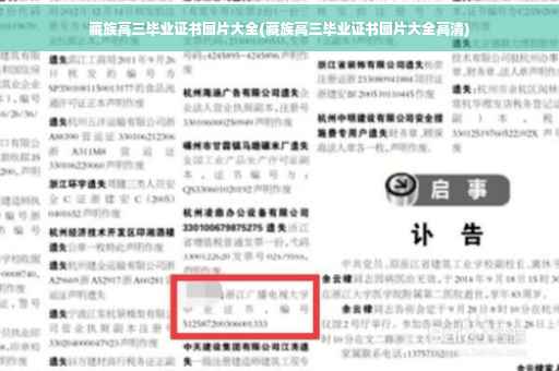 藏族高三毕业证书图片大全(藏族高三毕业证书图片大全高清)