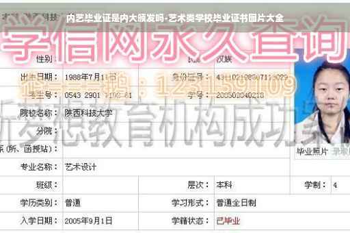 内艺毕业证是内大颁发吗-艺术类学校毕业证书图片大全