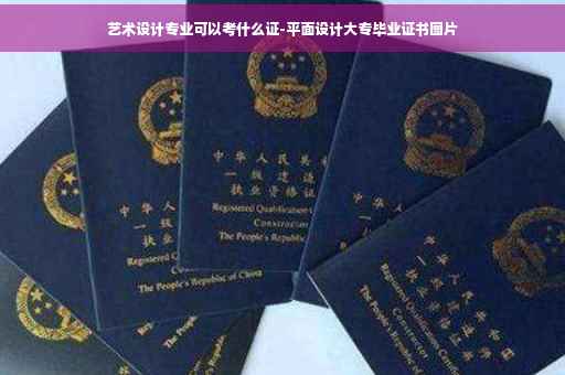 艺术设计专业可以考什么证-平面设计大专毕业证书图片