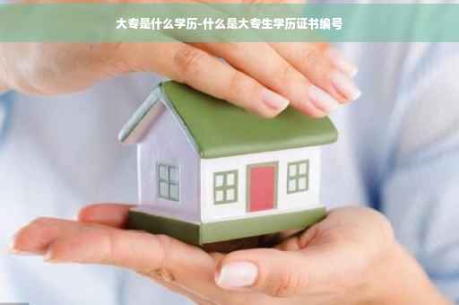 大专是什么学历-什么是大专生学历证书编号
