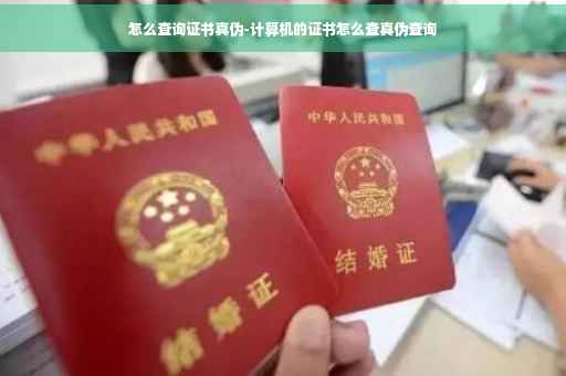 怎么查询证书真伪-计算机的证书怎么查真伪查询