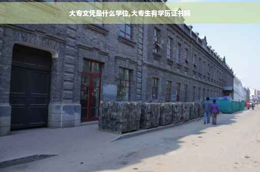 大专文凭是什么学位,大专生有学历证书吗