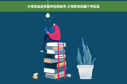 大专毕业证书算学历吗知乎,大专和专科哪个学历高