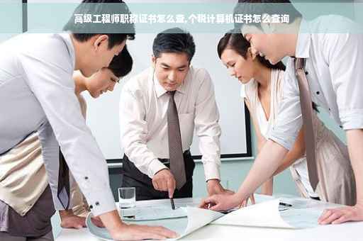 高级工程师职称证书怎么查,个税计算机证书怎么查询