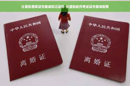 计算机等级证书查询忘记证件-计算机软件考试证书查询官网