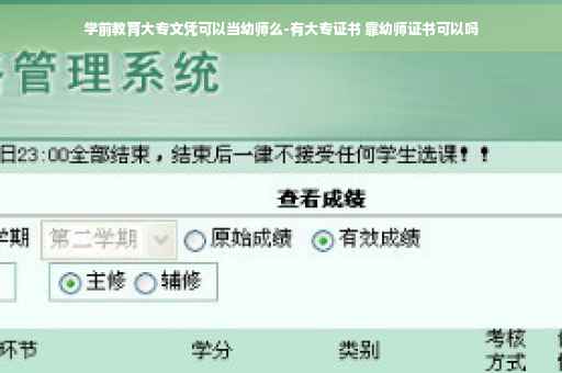 学前教育大专文凭可以当幼师么-有大专证书 靠幼师证书可以吗