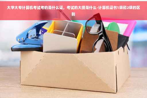 大学大专计算机考试考的是什么证，考试的大纲是什么-计算机证书1级和2级的区别