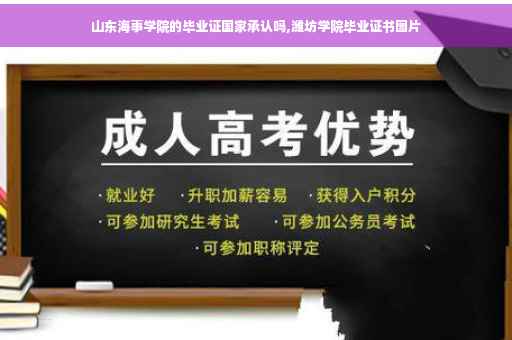 山东海事学院的毕业证国家承认吗,潍坊学院毕业证书图片