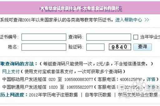 大专毕业证封皮什么样-大专毕业证书的图片