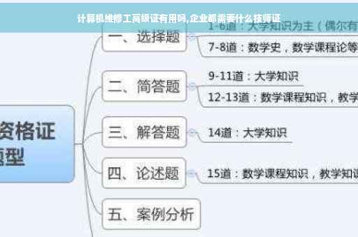 计算机维修工高级证有用吗,企业都需要什么技师证
