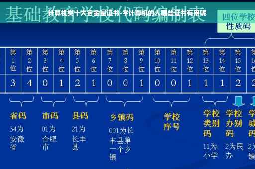 计算机类十大含金量证书-学计算机的人哪些证书有用呢