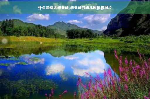 什么是幼大毕业证,毕业证书幼儿园模板图片