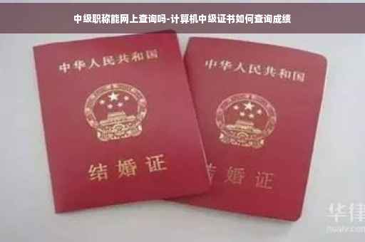 中级职称能网上查询吗-计算机中级证书如何查询成绩