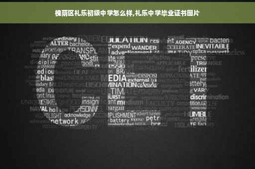 槐荫区礼乐初级中学怎么样,礼乐中学毕业证书图片